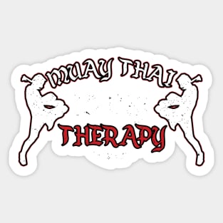 Cool Muay Thai shirt Sticker